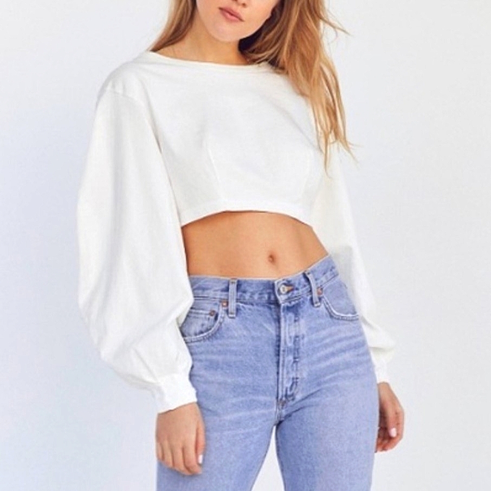 Urban Outfitters White Crop Top